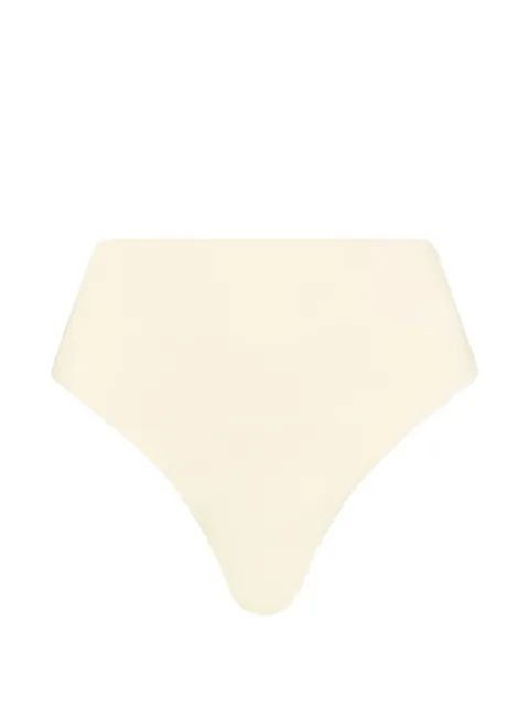 BONDI BORN Poppy high-waist bikini bottoms Neutrals EMP011WPCL