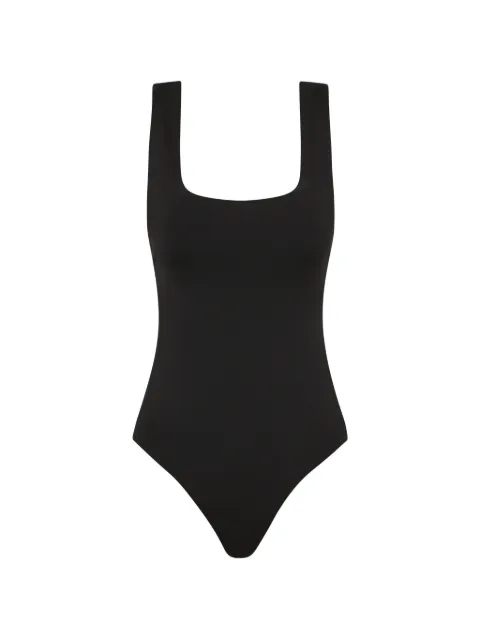 BONDI BORN Fernanda cross-back swimsuit Black EMM434WBLK