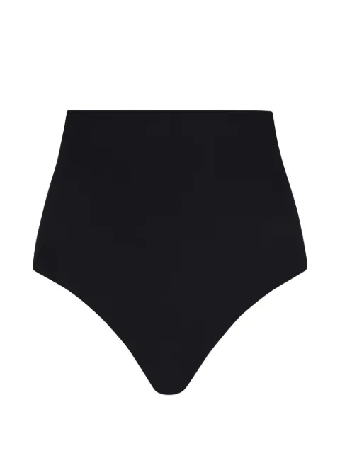 BONDI BORN Faith high-waist bikini bottoms Black SIP438SBLK