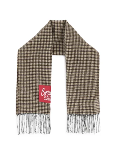 Bellerose Milan checked fringed scarf Neutrals BW262835F2645F