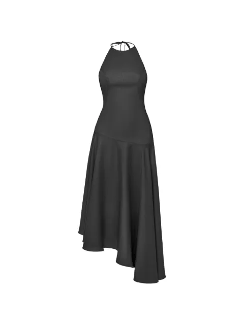 ANOUKI asymmetric halterneck dress Black FFCR26NT02B