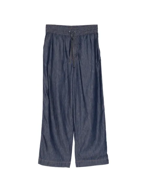 LOEWE drawstring trousers Blue H526Y04WKKDENIMBLUE