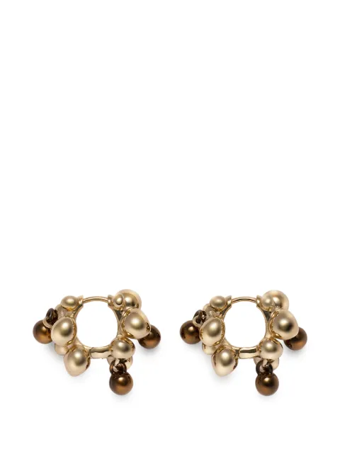 LEMAIRE Seeds hoop earrings Gold JW0160LO036