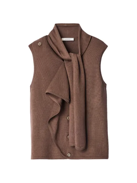 LEMAIRE sleeveless top Brown PO0053LK1063