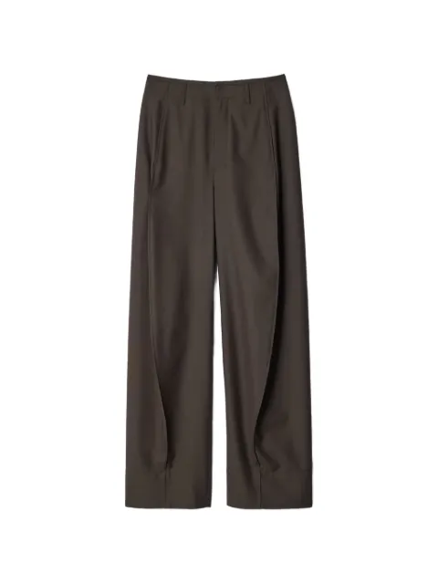 LEMAIRE baggy pants in tropical wool blend Brown PA1350LF414