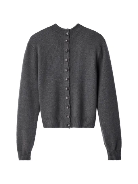 LEMAIRE reversible buttoned sweater in cashmere Grey PO0041LK1062