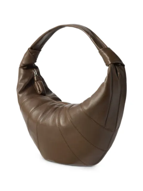 LEMAIRE Fortune Croissant bag in leather Brown BG0071LL095