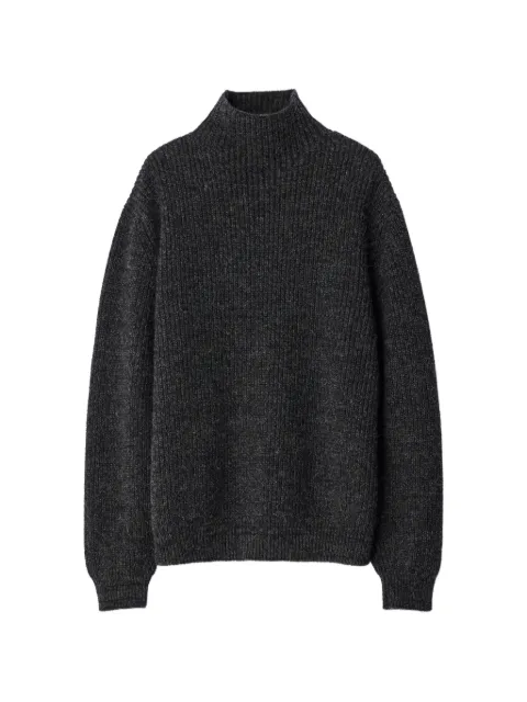 LEMAIRE high-neck sweater in yak alpaca Grey PO0054LK1029