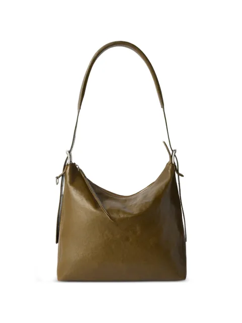 LEMAIRE small Belted bag in leather Green BG0223LL0108