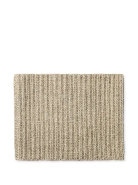 LEMAIRE neck warmer alpaca and yak wool blend Neutrals TA0023LK1029