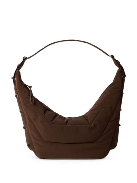 LEMAIRE large Soft Game bag in nylon canvas Brown BG0105LF1330