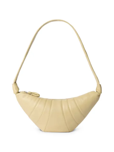 LEMAIRE medium Croissant bag in leather Neutrals BG0001LL095