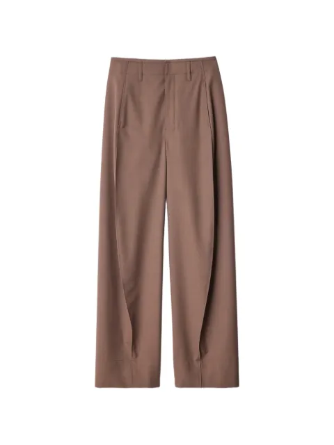 LEMAIRE baggy pants in tropical wool blend Brown PA1350LF414