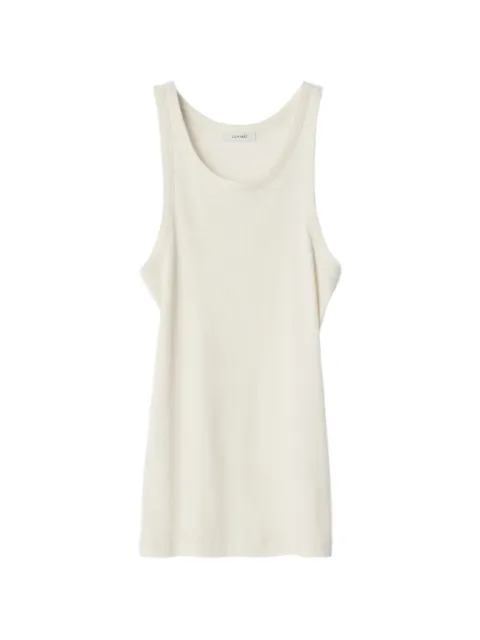 LEMAIRE tank top in ribbed jersey Neutrals TS0035LJ1067