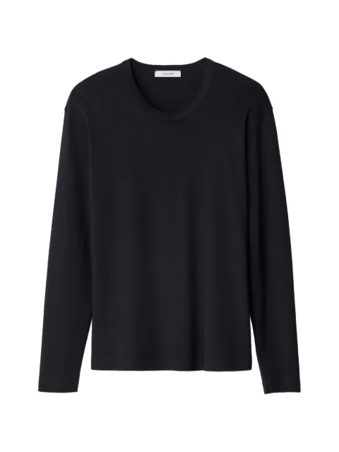 LEMAIRE rib long-sleeve top in jersey Black TS0003LJ1016