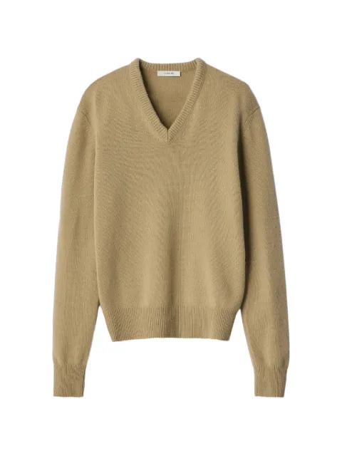 LEMAIRE V-neck sweater in cashmere Neutrals PO0044LK1062