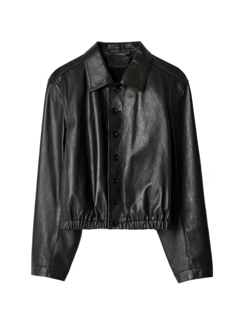 LEMAIRE soft leather blouson Black OW1282LL0231