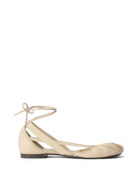 LEMAIRE flat pedille ballerinas in goat leather Neutrals FO0317LL0152