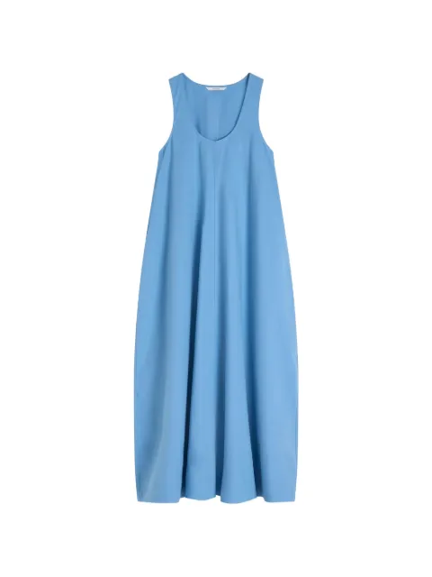 BONDI BORN Avila cocoon maxi dress Blue RTWDR10073PFDSK