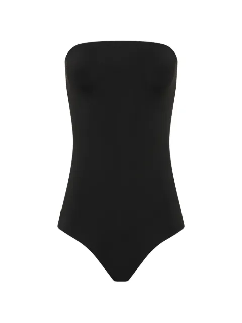 BONDI BORN Alba bandeau swimsuit Black EMM009WBLK