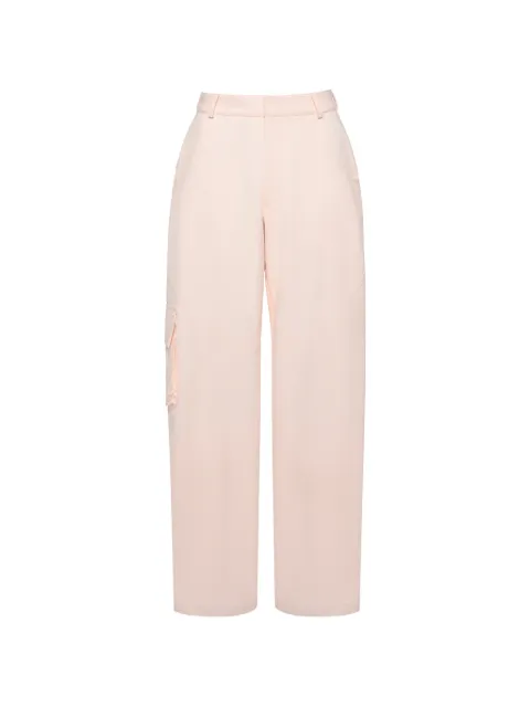 ANOUKI wide-leg cargo pants Pink FFCR26NT04