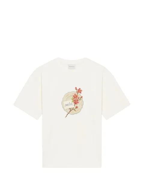 Drôle De Monsieur Drôle Porcelaine cotton T-shirt Neutrals TS329CO248OW