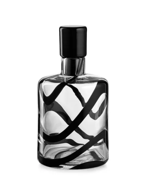 NasonMoretti Cyrcus swirl-pattern decanter Black CYRCUSBTKCNS