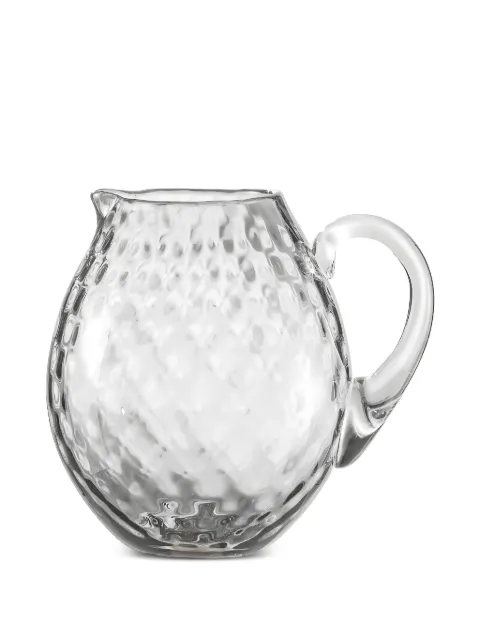 NasonMoretti Idra textured jug White IDRACR00B