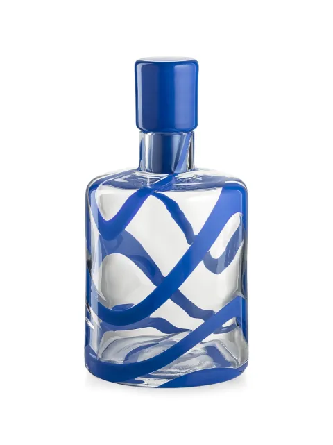 NasonMoretti Cyrcus swirl-pattern decanter White CYRCUSBTBOCNS