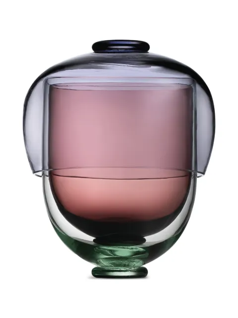 NasonMoretti Fungo stacked glasses and bowl (set of three) Pink FUNGOSETVMOIGL