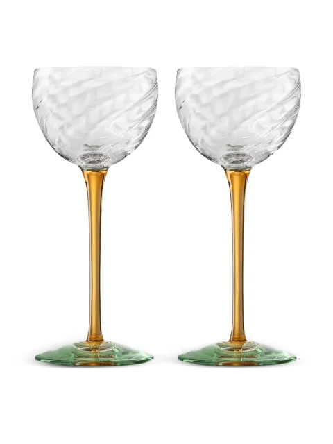 NasonMoretti Nick & Nora Cocktail glasses (two-person setting) White ARCNNSETCKCVMOOT