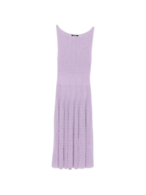 Antonino Valenti ribbed-knit sleeveless midi dress Purple 9240AVNS53