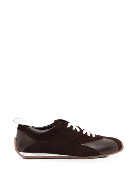 NEOUS Berenices panelled leather sneakers Brown 00001BA23A10