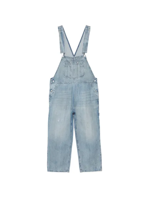 MM6 Maison Margiela faded-effect dungarees Blue S52FP0094M30055969