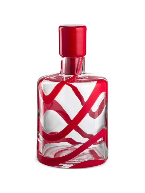 NasonMoretti Cyrcus swirl-pattern decanter White CYRCUSBTRRCNS