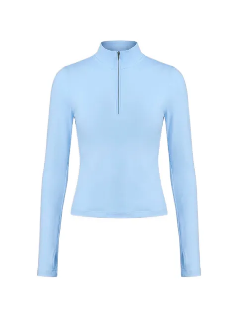 Splits59 Tess Rigor half-zip long-sleeve T-shirt Blue D8018