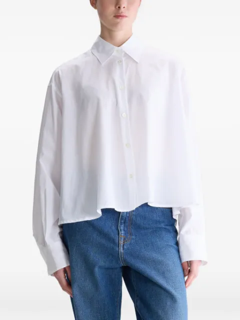 Bellerose Java box-pleat shirt White BW262406P1902