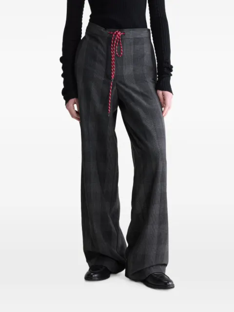 Bellerose Solene check-pattern trousers Grey BW262112C1405