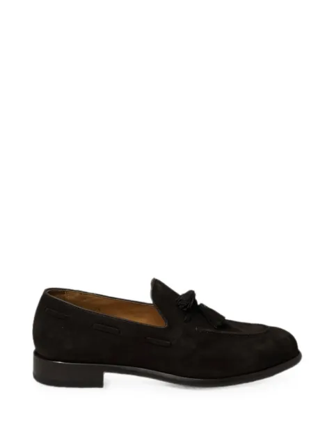 Doucal's tassel-detail suede loafers Brown 1003SUEDE
