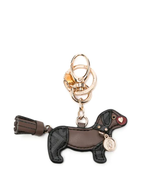 LIU JO logo-pattern keyring Brown AF6087E1065