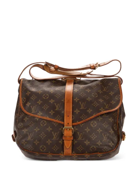 Louis Vuitton Pre-Owned GM Saumur shoulder bag Brown AR0973
