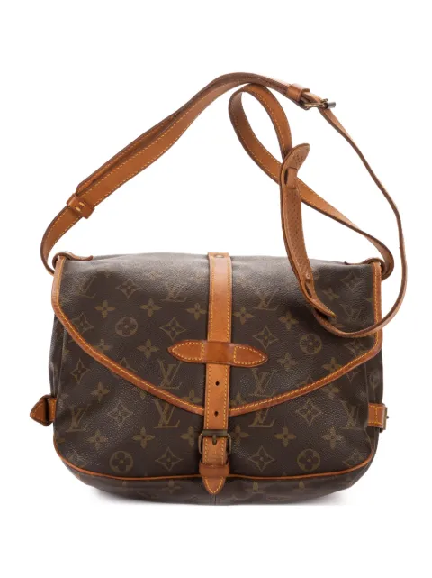 Louis Vuitton Pre-Owned Saumur 25 shoulder bag Brown FH0910