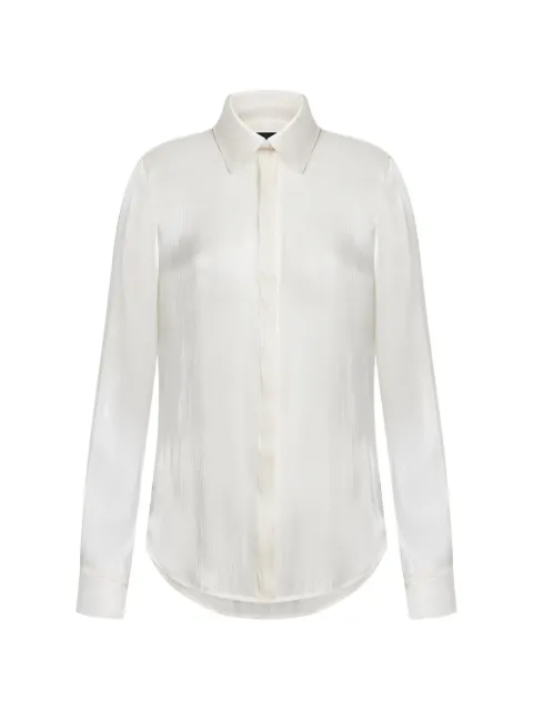 DONDUP concealed-fastening shirt White DC526OF0205XXX
