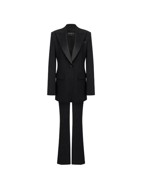 DONDUP satin-lapel tailored suit Black DJP01TS0009XXXW