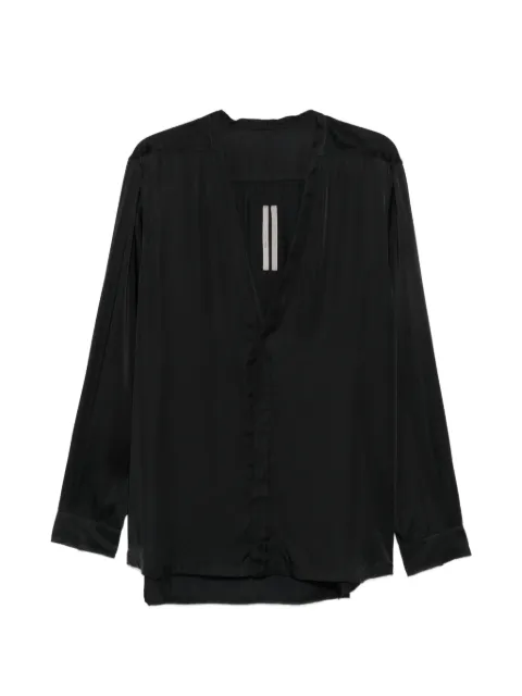Rick Owens Larry V-neck blouse Black RP02F5244SCH