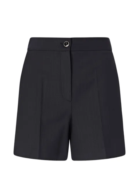 PINKO pleated tailored shorts Blue 107512A3IF