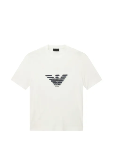Emporio Armani logo-print short-sleeve T-shirt White EM006765AF10017