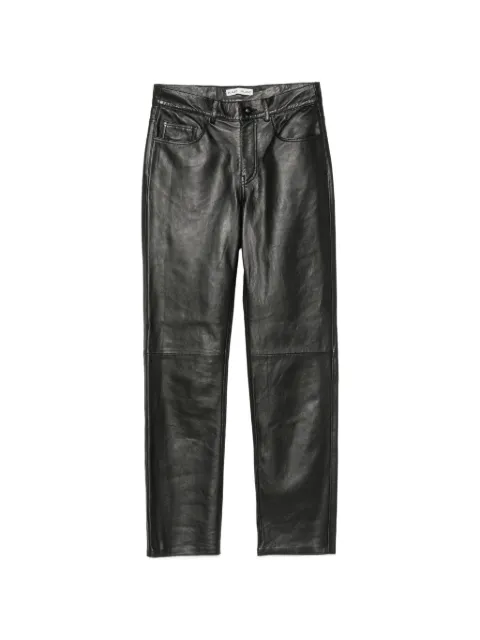 Blazé Milano leather trousers Black PTPJE01VVI