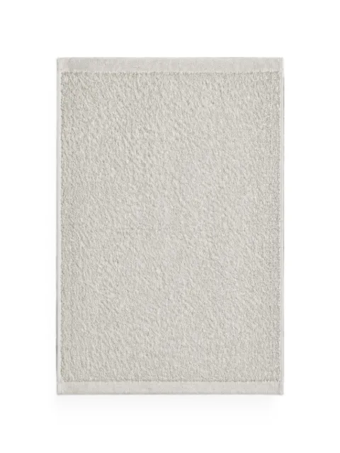 CU I SEEYOU terry-cloth herringbone-border bath towel Neutrals TELO014