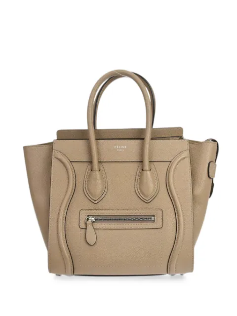 Celine Pre-Owned micro 2017 Luggage tote bag Neutrals 196990